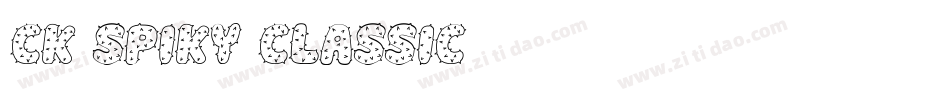 CK Spiky Classic字体转换